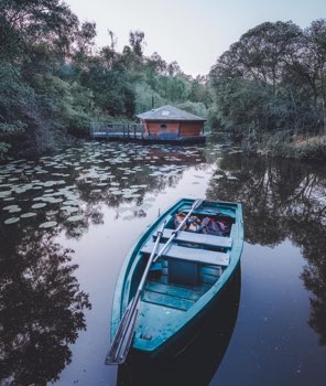 cabane sur l'eau